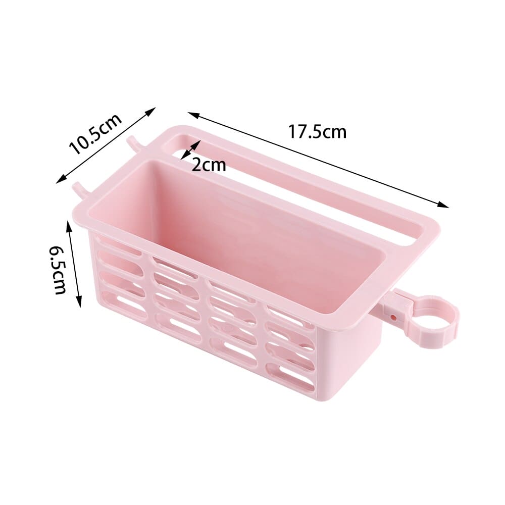 Kitchen Sink Sponge Hanging Basket, Dishcloth Hanger, Hook Soap Box Storage Organizer, Faucet Drain Plastic Rack Container Kitchen Sink Sponge Hanging Basket, Dishcloth Hanger, Hook Soap Box Storage Organizer, Faucet Drain Plastic Rack Container